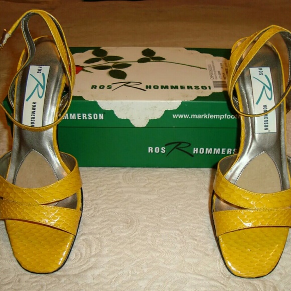 Ros Hommerson Shoes - NEW Ros Hommerson Women's Sandals, Peachy Yellow